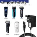 Braun Shaver Charger Cable Replacement 12V
