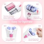 Cordless Mini Facial Hair Remover with LED Light