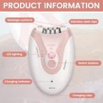 Pink Rechargeable Women’s Hair Removal Epilator