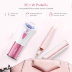 Cordless Mini Facial Hair Remover with LED Light