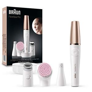 Braun FaceSpa Epilator with Cleansing Brush & Stand