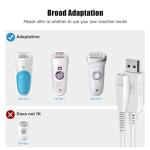 Charger Cable for Braun Silk-epil 9 & 7