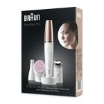 Braun FaceSpa Epilator with Cleansing Brush & Stand
