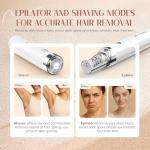 Portable 2-in-1 Women's Facial Hair Remover