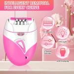Hommova Rechargeable 2-in-1 Lady Shaver & Trimmer