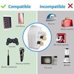 UK 2-Pin to 3-Pin Adapter for Shavers and Chargers