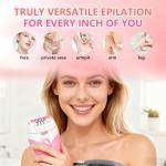 Hommova Rechargeable 2-in-1 Lady Shaver & Trimmer