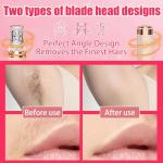 Rechargeable Electric Epilator with Light for Women