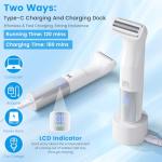 Yokilly 6-in-1 Electric Lady Shaver for Women