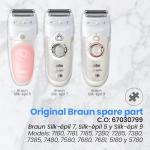 Anakel Home Replacement Head for Braun Silkepil