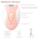 AOGOE Women's Cordless Electric Hair Remover