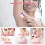 Cordless Facial Epilator with LED Light for Women