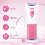 Cordless Facial Epilator with LED Light for Women