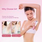 Cordless Facial Epilator with LED Light for Women