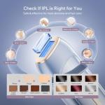 Sapphire IPL Laser Hair Removal Device for Home