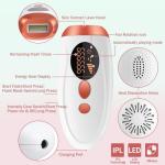 Painless IPL Hair Removal Device with Cooling Tech