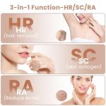 BUTBU 3-in-1 IPL Hair Removal Device