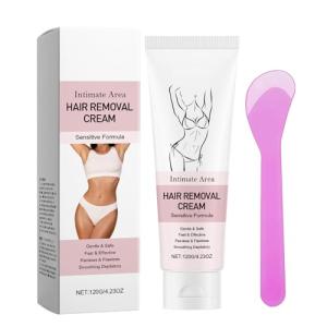 Painless Hair Removal Cream for Sensitive Areas