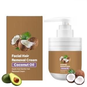 Coconut Oil Facial Hair Removal Cream, 100g