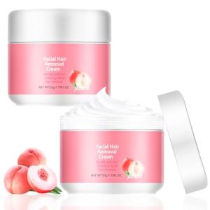 VLUVLA 2Pcs Fast-Acting Facial Hair Removal Cream
