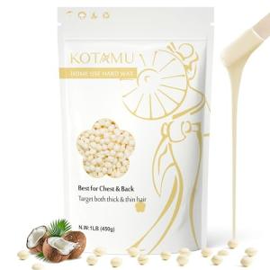 KOTAMU Hard Wax Beads for Sensitive Skin 450g