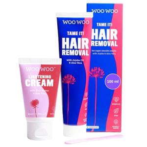 WooWoo Hair Removal Cream & Skin Brightening Duo