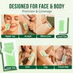 60 Wax Strips for Body and Facial Hair Removal