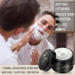 Men's Shaving Set with Sandalwood Cream and Brush