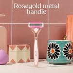 Wilkinson Sword Quattro Women’s Razor in Rose Gold