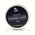 Echolly Sandalwood Shaving Soap for Men – 2 Pack