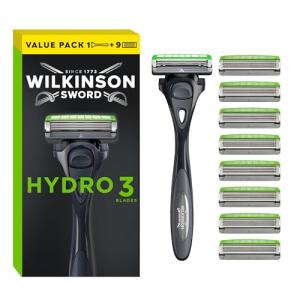 Wilkinson Sword Hydro 3 Razor with 9 Blades