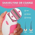 Clio Designs Palmperfect Electric Shaver, Assorted Styles