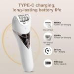 2-in-1 Electric Epilator and Trimmer for Women
