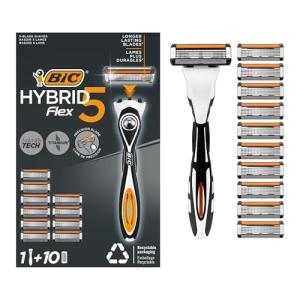 BIC Hybrid 5 Flex Men's Razor Set
