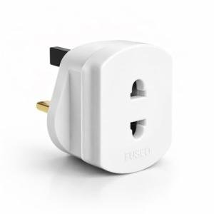 2-Pack Electric Shaver 2 to 3 Pin Adapter