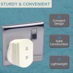 2-Pack Electric Shaver 2 to 3 Pin Adapter