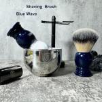 Men's Deep Blue Nylon Bristle Shaving Brush