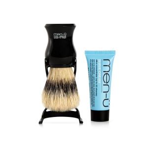 Men-u Barbiere Pure Bristle Shaving Brush Set