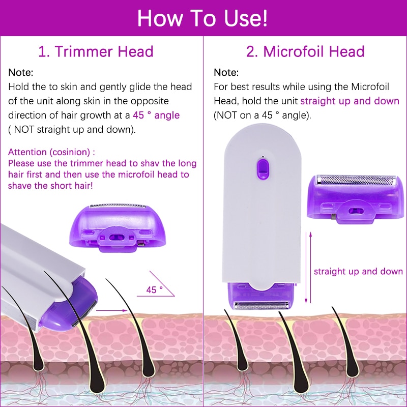 Pro Laser Hair Removal Kit for Women