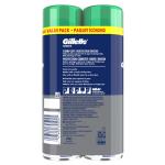 Gillette Soothing Shave Gel Twin Pack for Sensitive Skin