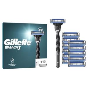 Gillette Mach3 Razor with 12 Blade Refills