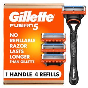 Gillette Fusion5 Men's Razor Handle and Blade Refills