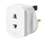 2 Pin to 3 Pin Shaver Socket Adapter