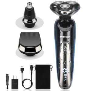 Rechargeable Cordless Electric Shaver for Men