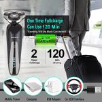 Rechargeable Cordless Electric Shaver for Men