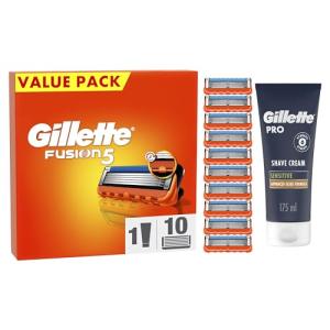 Gillette Fusion5 Regime Set with Razor Blades and Cream