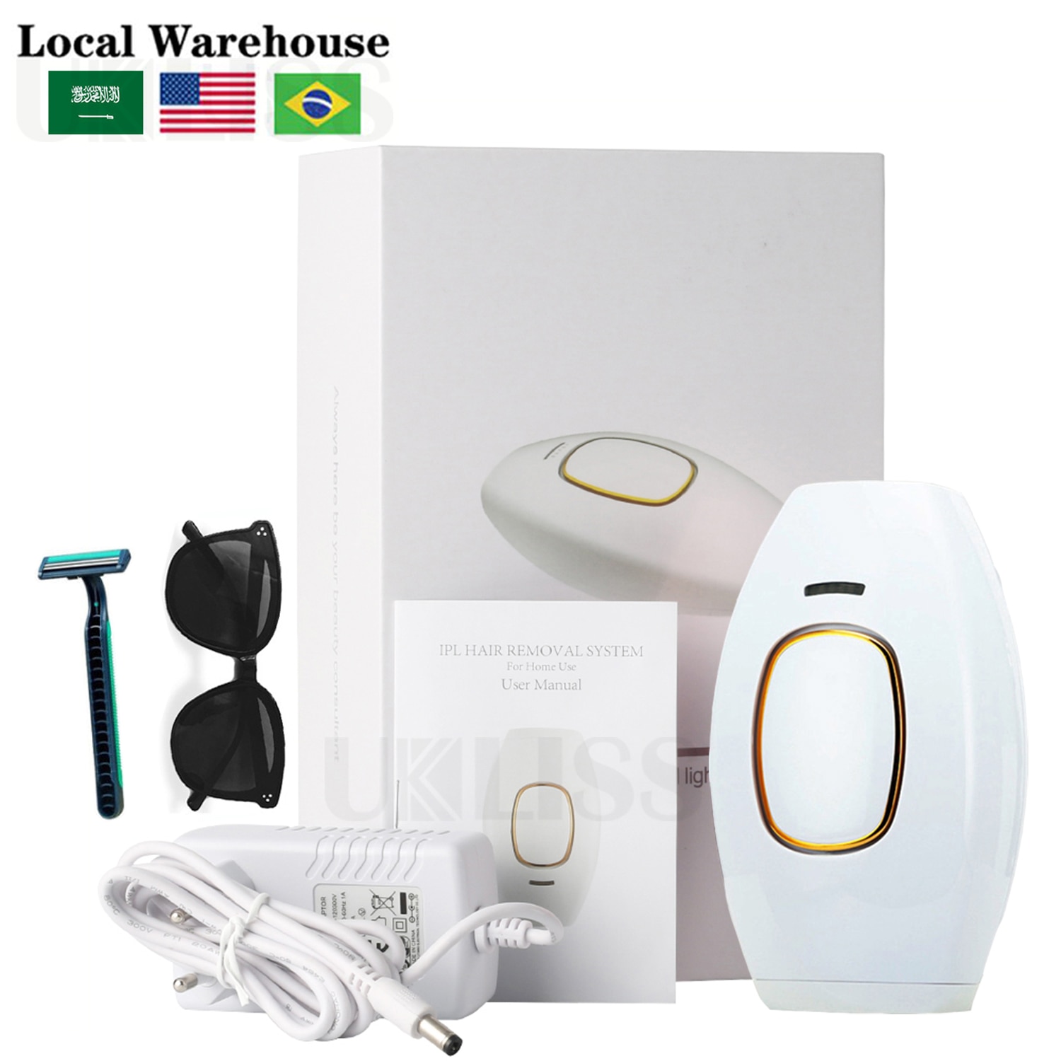 Painless Home Laser Hair Removal Device