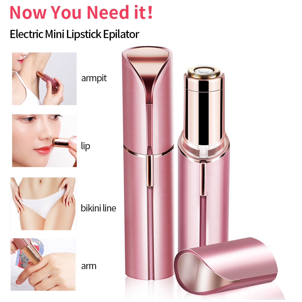 Portable Painless Electric Eyebrow Trimmer for Women