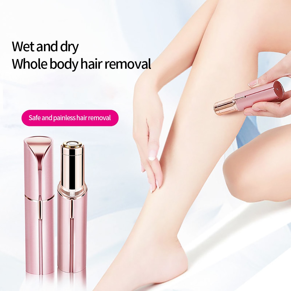 Portable Painless Electric Eyebrow Trimmer for Women