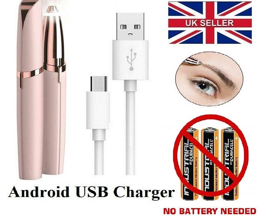 Women's Electric Eyebrow Trimmer with USB Charging